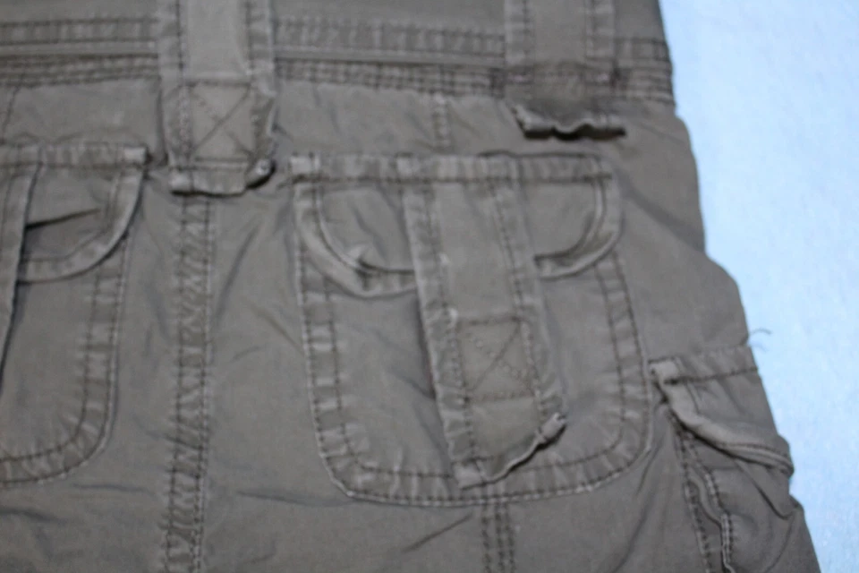 Новый маленьких девочек Mossimo оливковый хаки зеленый мини юбка XS (4-5) см. измерения * - Изображение 3 из 4