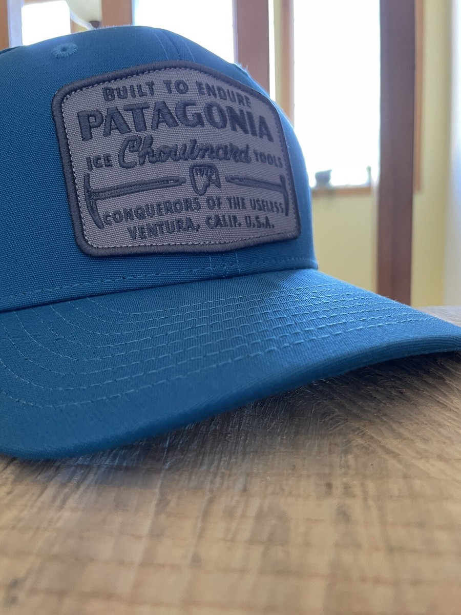 Patagonia Chouinard Ice Tools Roger That Hat Blue FALL2015 Limited