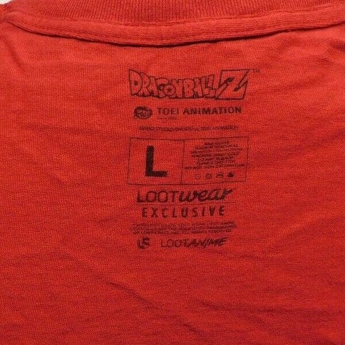 Lootwear Dragonball Z Mens Large 2019 30th Anniversary Tee Anime T-Shirt Red - Picture 4 of 4