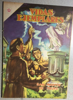 VIDAS EJEMPLARES #127 San Martin de Tours(1962) Mexican comic book in Spanish VG