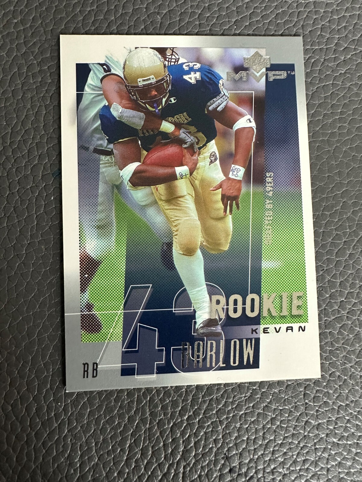 2001 Upper Deck MVP #296 Kevan Barlow RC Rookie 49'ers