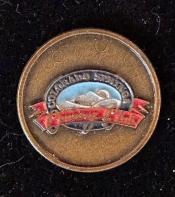 Rare Vintage Colorado Springs Country Club Ball Marker