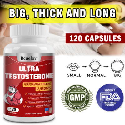 Energy Booster Supplement Improve Stamina Andendurance Muscle Growth 120 Capsule