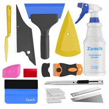 Window Tint Kit Window Tint Tools with 24oz Spray Bottle Car Window Tint Appl...