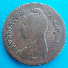 Frankreich, Ein Decime Dupre An 8 G Geneve, Km 644.6 K&uuml;ste B