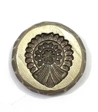 Vintage Bronze Jewelry Die Mold/Mould India Hand Engraved For Jewellery Making