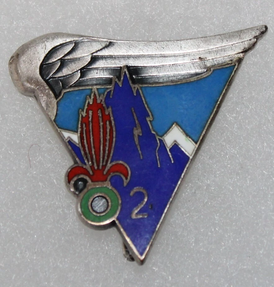 insigne de la 2e compagnie ,montagne , du 2e rep. Legion étrangère,TAP |  eBay