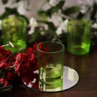 Apple Green Votive Holders-12/pk Apple Green Votive Holders-12/pk