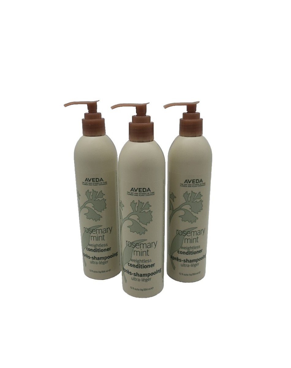 3X Aveda Rosemary Mint Conditioner 12 Oz Each Hotel Dispenser