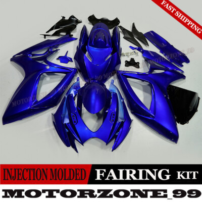 Glossy Blue Fairing Kit for Suzuki GSXR600/750 2006 2007 ABS Injection Bodywork