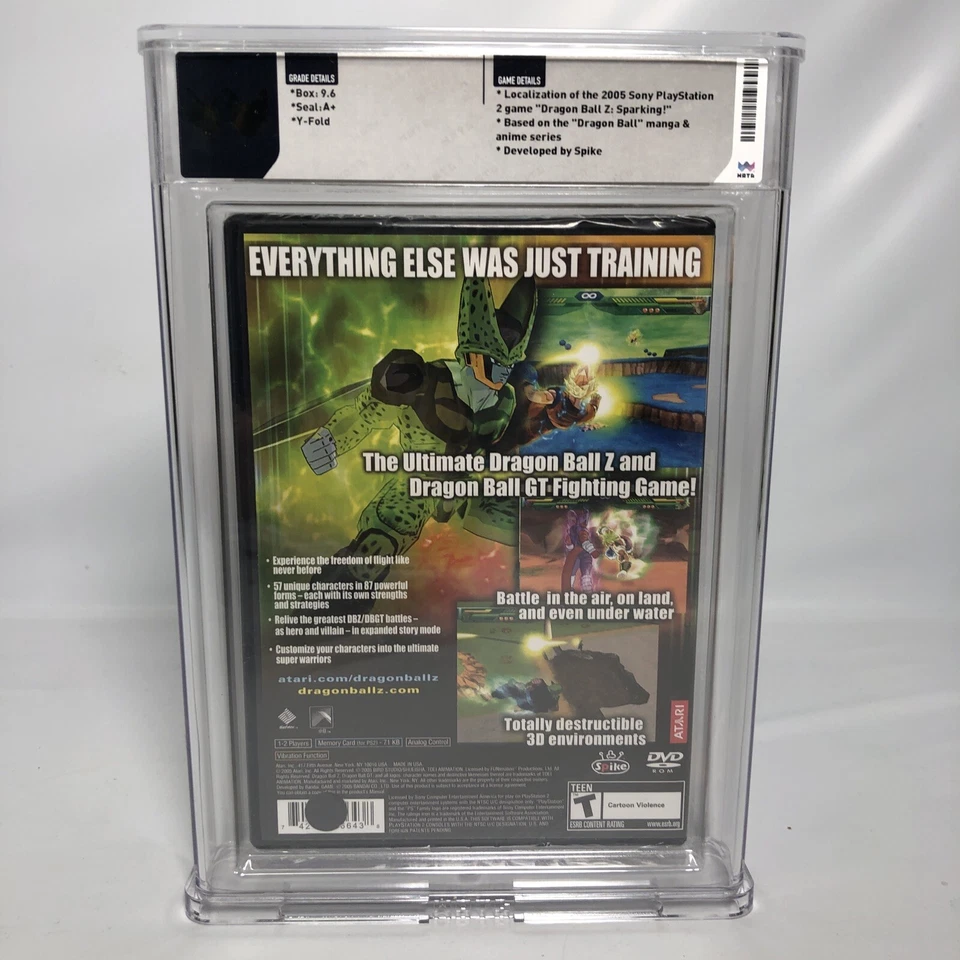 Dragon Ball Z: Budokai Tenkaichi (Sony PS2, 2005) Graded Wata 9.6 A+ Sealed - Image 2 of 4