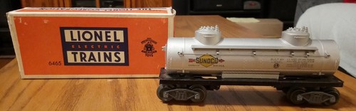 Lionel Sunoco 2 Dome Tank Car 6465 with original box - Picture 1 of 4