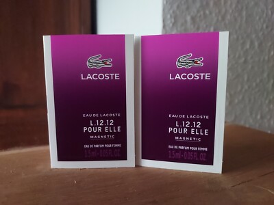 Lacoste Eau De Lacoste L.12.12 pour Elle Magnetic, Inhalt 2 x 1,5 ml Neu
