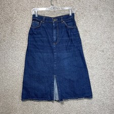 Foxtails Juniors Women's Denim Cotton A Line Skirt Size 9 Jean Vintage Hong Kong