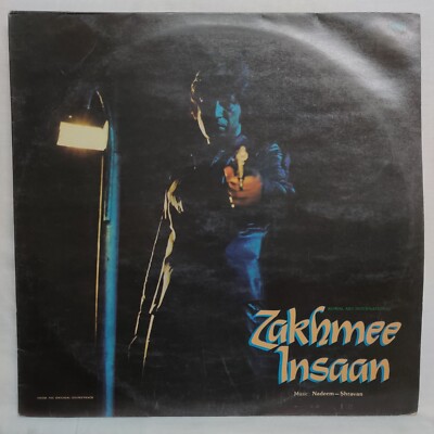 Zakhmee Insaan LP  Vinyl Record Bollywood Nadeem Shravan Hindi Film 1982 Indian