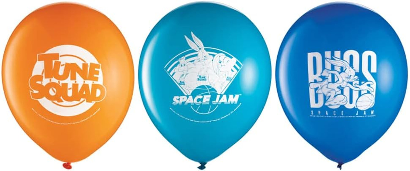 Space Jam Latex Balloons, 30 Cm (Pack of 6)