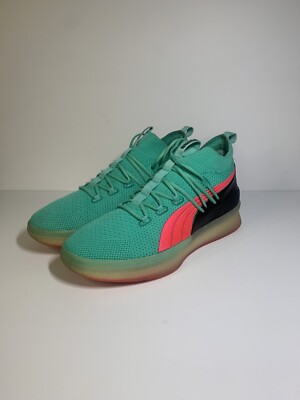 PUMA Clyde Court Ocean Drive Biscay Green Pink 2018 Men’s Size