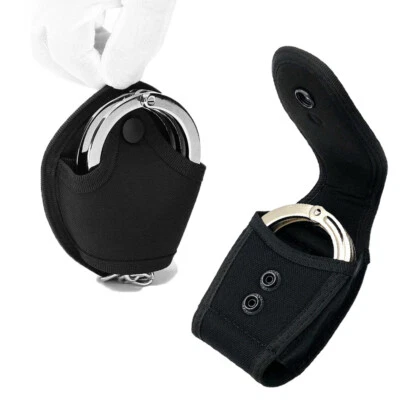 Handcuff Case Heavy Duty Nylon Handcuff Holder Pouch with Belt Loop Police Gear