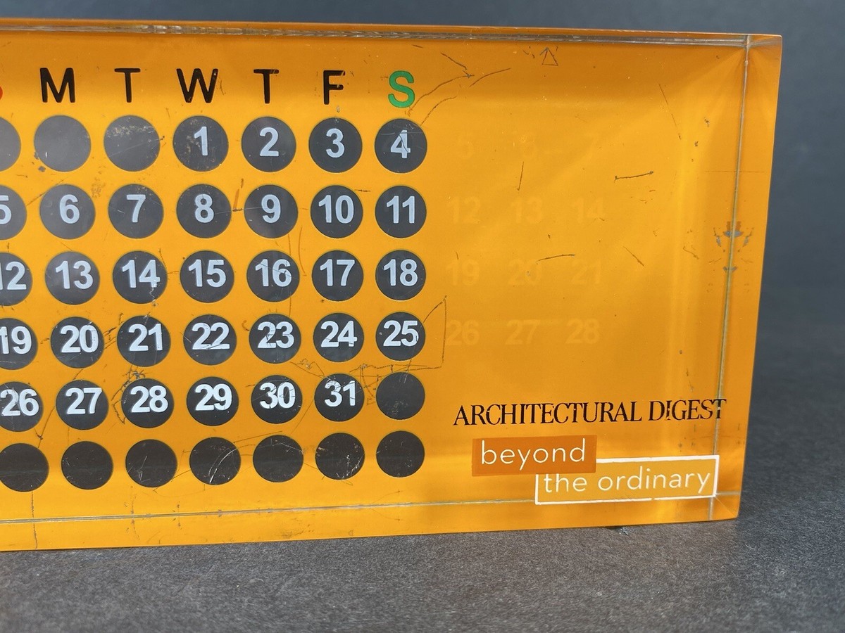 MoMA Museum of Modern Art Acrylic Perpetual Desk Calendar Modern Style | eBay moma-museum-of-modern-art-acrylic-perpetual-desk-calendar-modern-style-ebay