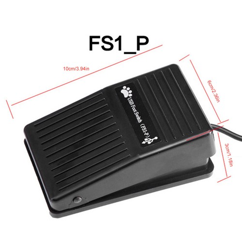 USB Foot Pedals Control Switch PC Game Pad with 2M Cable for PC Computer Games - Picture 9 of 11