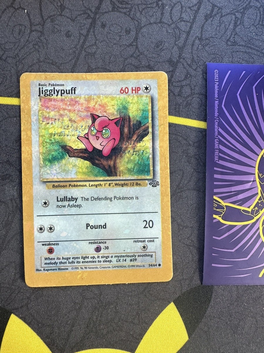 ケンタウロス　クリア Pokémon Card Jigglypuff 54/64 Prism Vending Sticker Holo