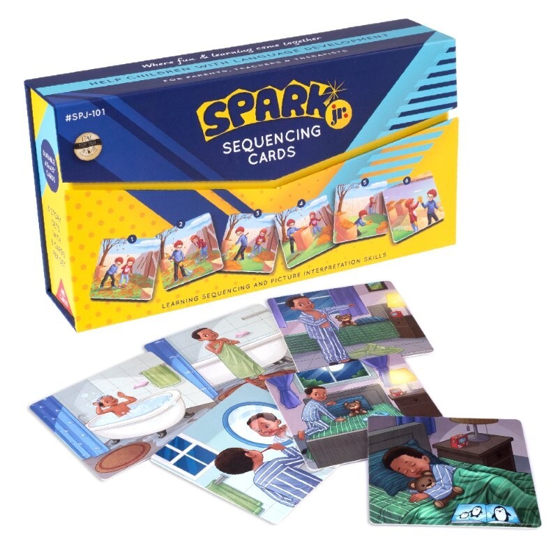 SparkJuniorSequenceCardsGameforSpeechTherapyEngagingandEducational