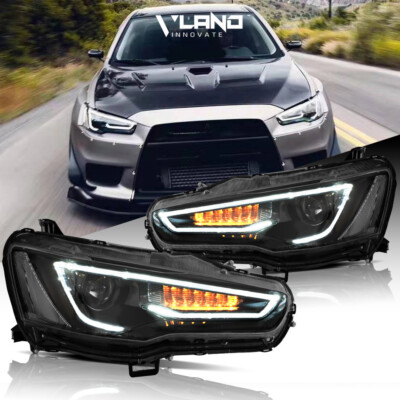 EVO ライト LED Headlights 2008-2020 For Mitsubishi Lancer / EVO X LED
