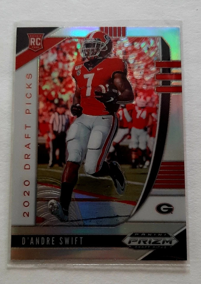 2020 Prizm Draft Picks D'andre Swift Silver (RC) #120 - Image 2 of 3