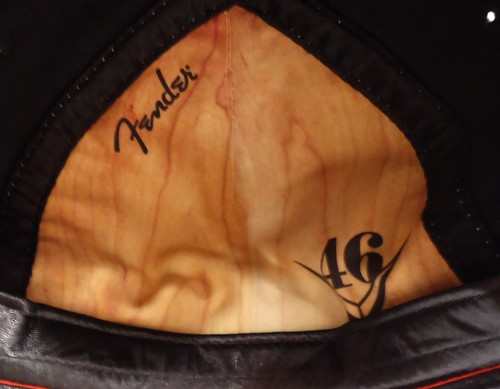 Fender Trucker Hat Cap Rare Custom Shop Distressed Black Guitar Recessed Letters - Picture 18 of 18