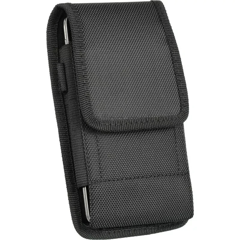 Cell Phone Holster Pouch for iPhone Samsung Wallet Case With Belt Clip - Image 3 of 4