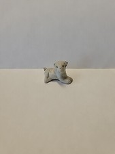 Antique Miniature Bisque Sealyham Terrier Dog Figurine Germany 