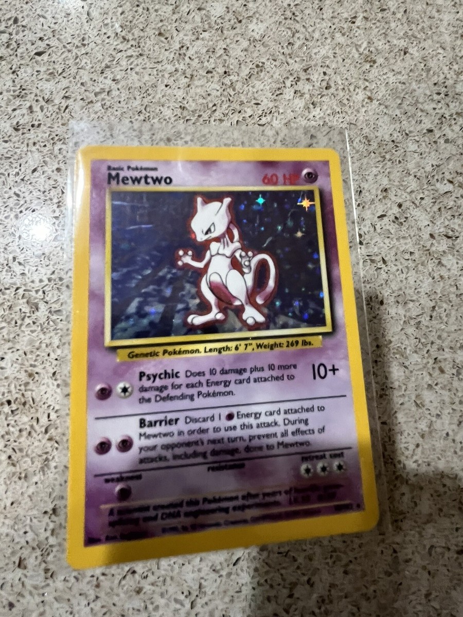 mewtwo 1995 pokemon card value Amazon.com: Pokemon - Mewtwo (10/102) - Base Set
