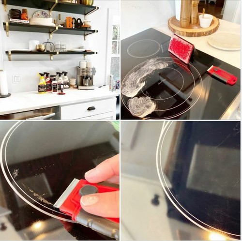 WEIMAN GLASS COOK TOP CLEANING KIT, DAILY CLEANER 355ML & CLEANER POLISH 283 GM - Picture 4 of 5