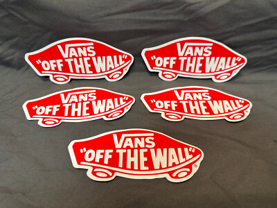 Vans Off The Wall Skateboard Vinyl Stickers skate shoes surf