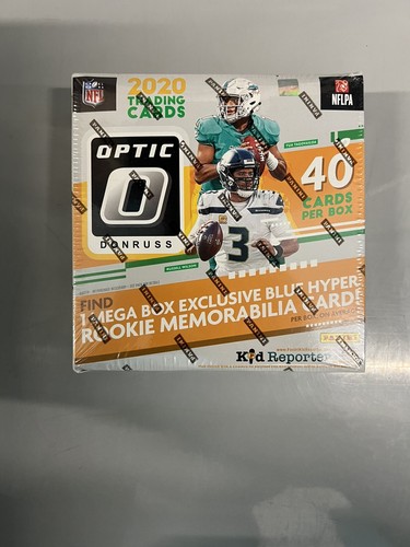 Brand New Sealed 2020 NFL Donruss OPTIC Football Mega Box -Herbert? Burrow? Tua? - Bild 1 von 2