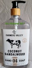 COCONUT SANDALWOOD Cleansing HAND SOAP  Farmers Valley  24.5oz 
