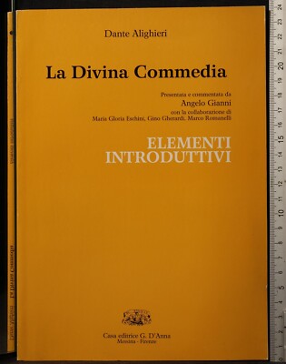 DIE GÖTTLICHE KOMÖDIE. EINFÜHRUNGSELEMENTE. DANTE ALIGHIERI. D'ANNA.