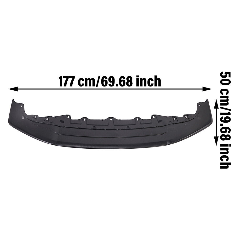 Front Bumper Grille For 2017-2021 Honda Civic Hatchback - Textured Black, Replaces OEM # 71102TGGA50 (Part # TRA123652)
