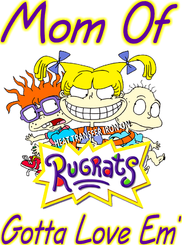 Mom of Rugrats Birthday Shirt Iron On 