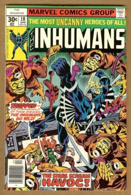 Inhumans #10 VF/NM 9.0 (1877 Marvel) Kree Skornn 1st Mon-Tog