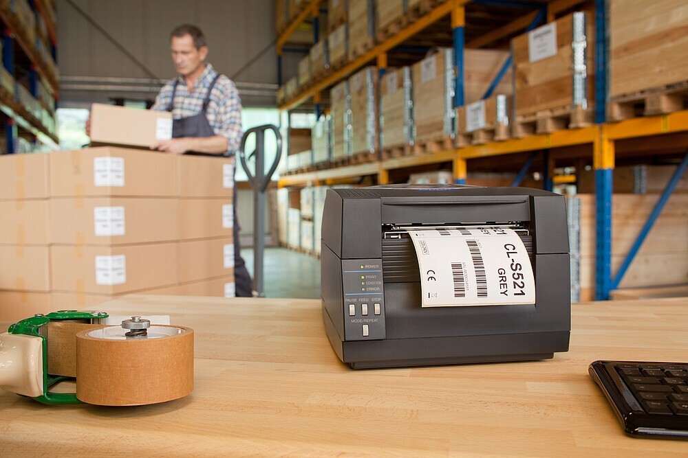 Citizen CL-S521 Direct Thermal Label Printer USB Ethernet Serial