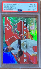 2009 Upper Deck X #X2-DJ Derek Jeter Xponential 2 PSA 10 Low Pop