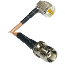 RG400 UHF Male Angle to TNC FEMALE RF Cable FAST-SHIP LOT