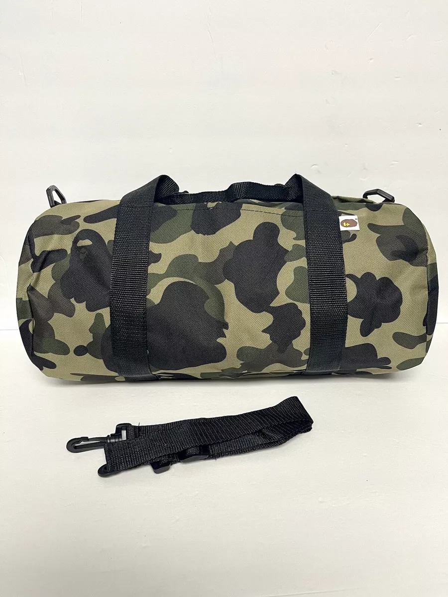 Bape camo store duffle bag