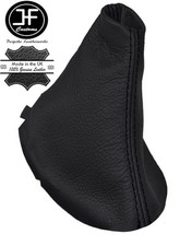 SCHWARZ FADEN LEDER SCHALTMANSCHETTE SCHALTSACK F?R SKODA CITIGO 2011+