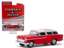 N04 GREENLIGHT 1955 CHEVROLET NOMAD RED "STARSKY & HUTCH" 1/64 DIECAST  44855 A