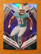 2022 Phoenix Purple Prizm Channing Tindall Georgia Dolphins Rookie #'d 98/125