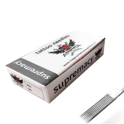 Professionelle Tattoo Nadeln - *SUPREMACY* Box mit 50, hochwertige RL RS M1 F RM 