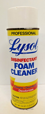 Vintage Lysol Foam Spray 24 Oz Retro Advertising Collectible FULL No Bar Code