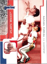 2001 Fleer Game Time Rafael Furcal #75 Atlanta Braves Baseball Card